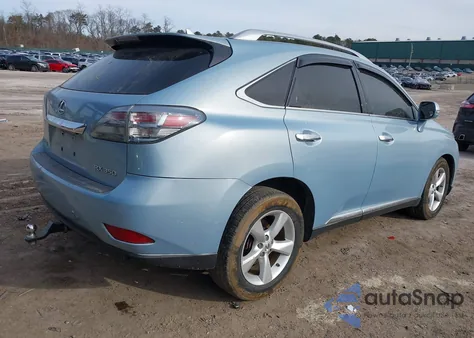2010 Lexus Rx 350 z USA, uszkodzony, nr VIN 2T2BK1BA5AC032282